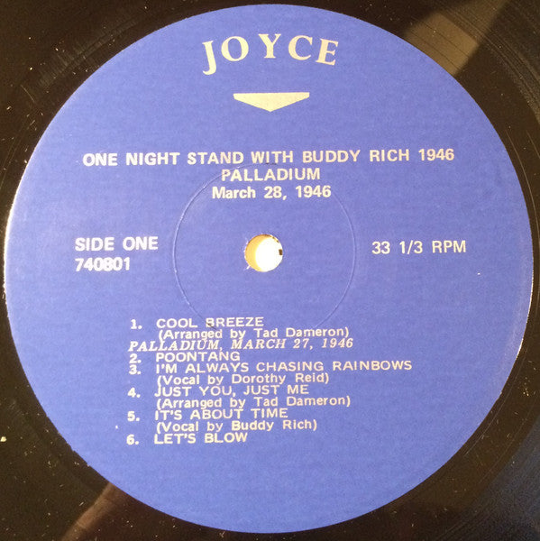 One Night Stand With Buddy Rich 1946