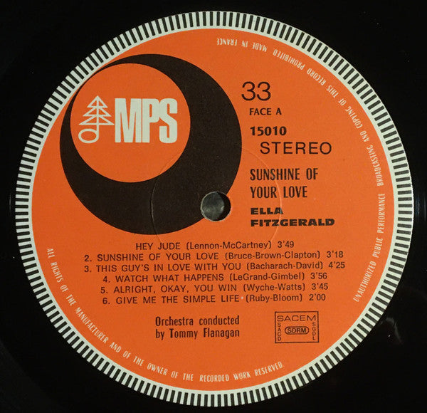 Sunshine Of Your Love