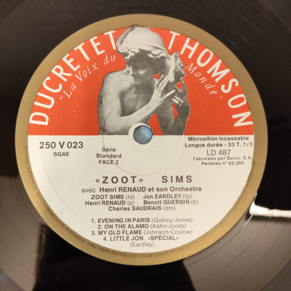 Zoot Sims Avec Henri Renaud Et Son Orchestre Et Jon Eardley