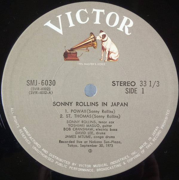 Sonny Rollins In Japan