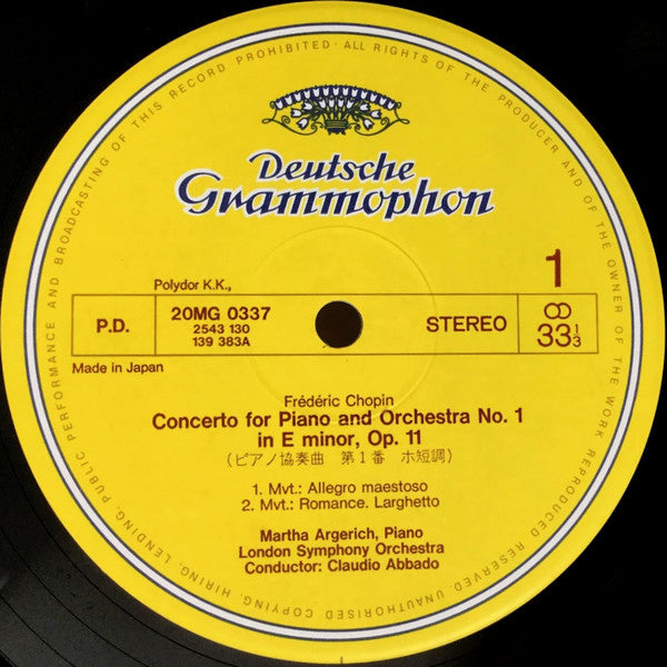 Piano Concerto No.1 / Piano Concerto No.1