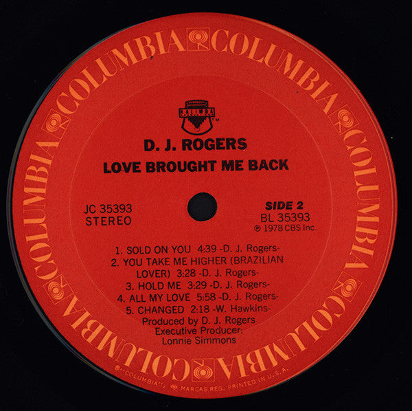 Love Brought Me Back