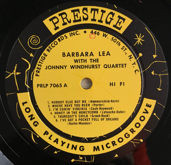 Barbara Lea With The Johnny Windhurst Quintets