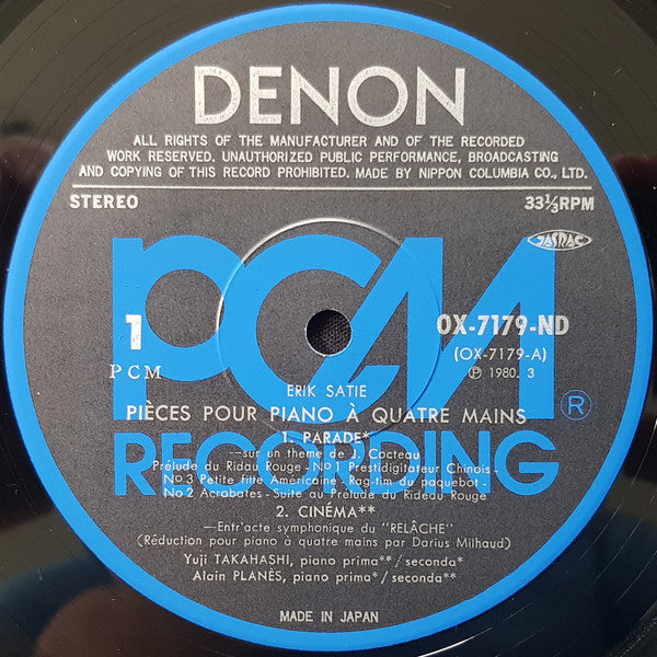 Pièces Pour Piano à Quatre Mains