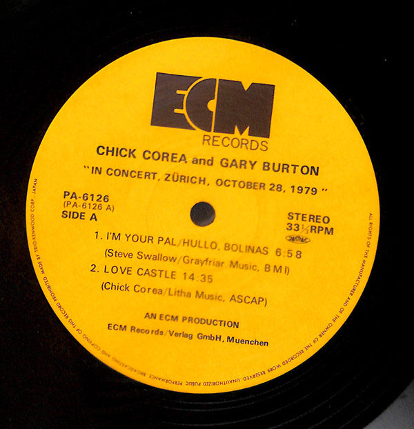 In Concert, Zürich, October 28, 1979