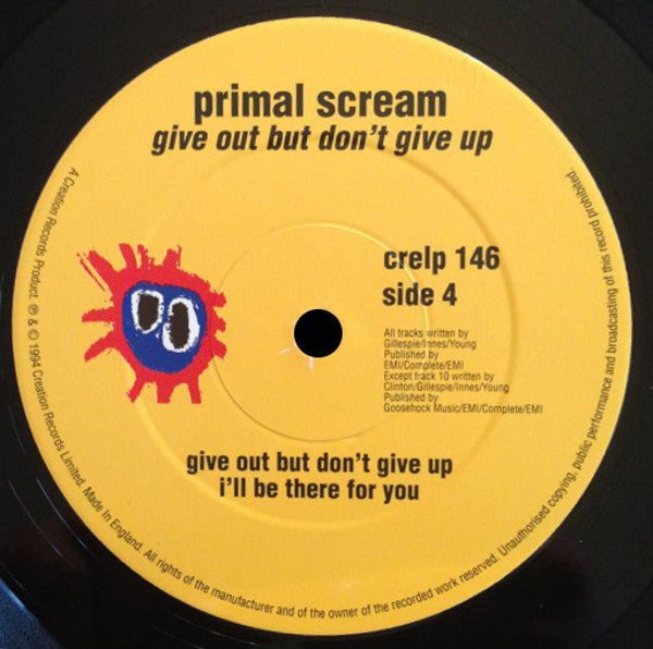 Give Out But Don't Give Up