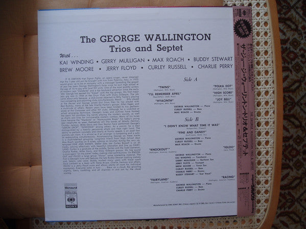 The George Wallington Trio