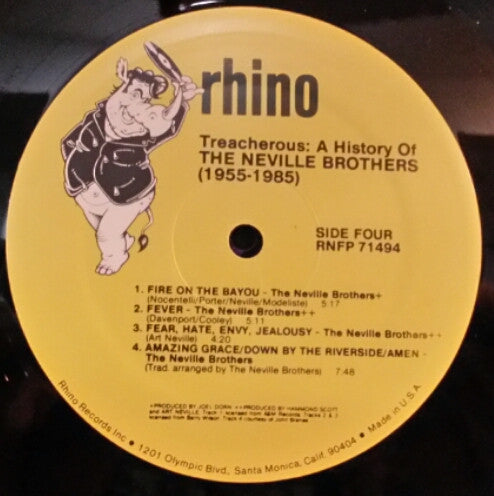 Treacherous: A History Of The Neville Brothers (1955 -1985)