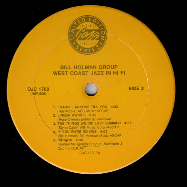 West Coast Jazz In Hifi