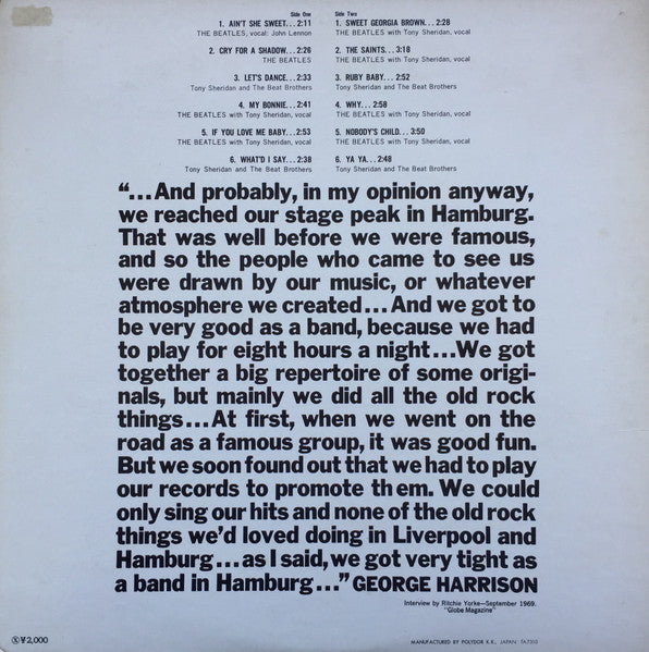 In The Beginning (1961)