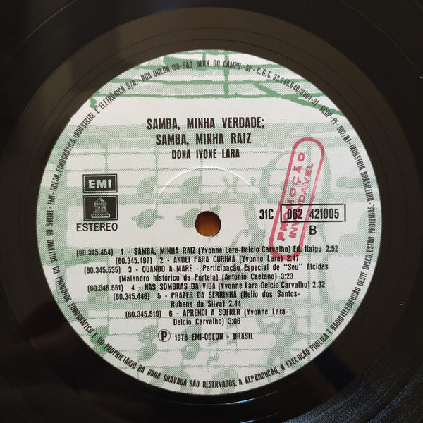 Samba Minha Verdade, Samba Minha Raiz