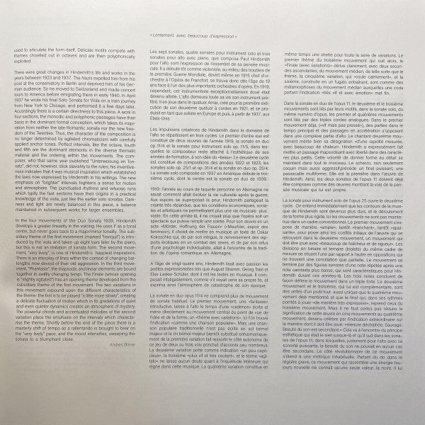 Sonatas For Viola / Piano And Viola Alone