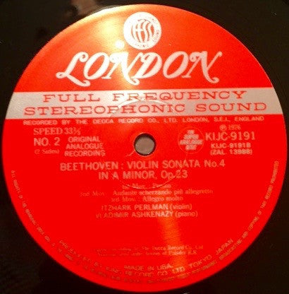 Violin Sonatas No.5 "Spring" & No.4