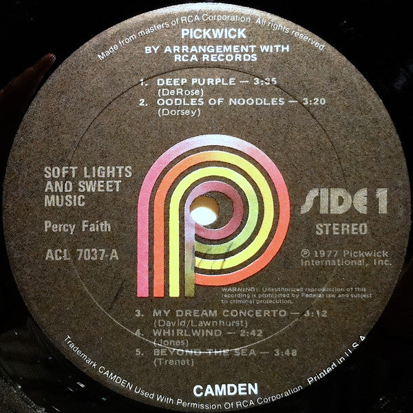 Soft Lights And Sweet Music