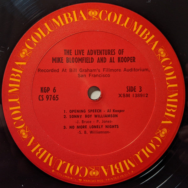 The Live Adventures Of Mike Bloomfield And Al Kooper