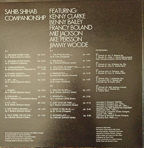 Companionship / Jazz Joint, Vol. 2
