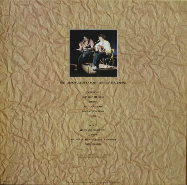 Bert Jansch Live At La Foret With Martin Jenkins