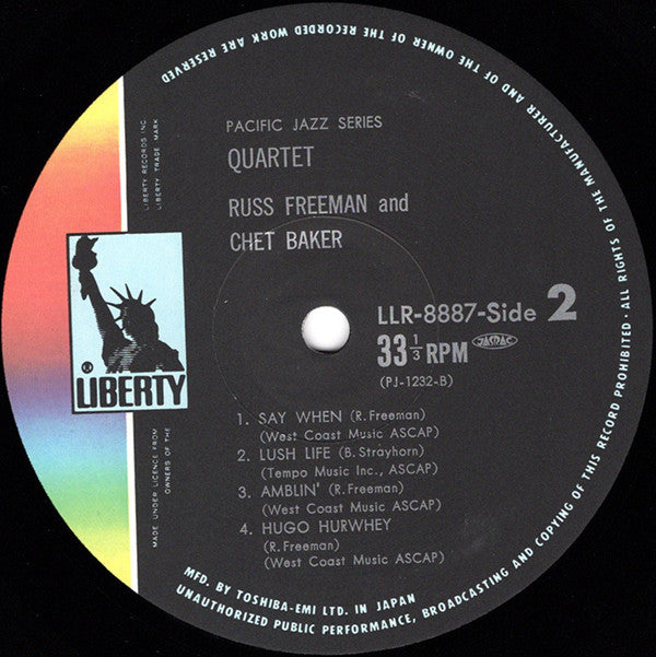 Quartet: Russ Freeman Chet Baker