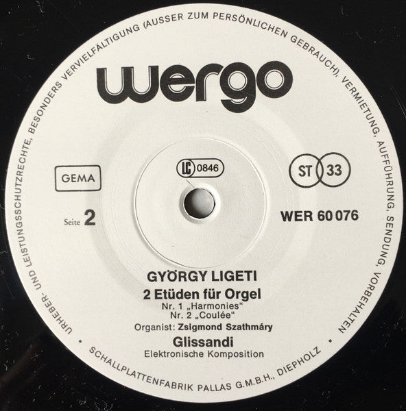 Doppelkonzert / San Francisco Polyphony / 2 Etüden / Glissandi