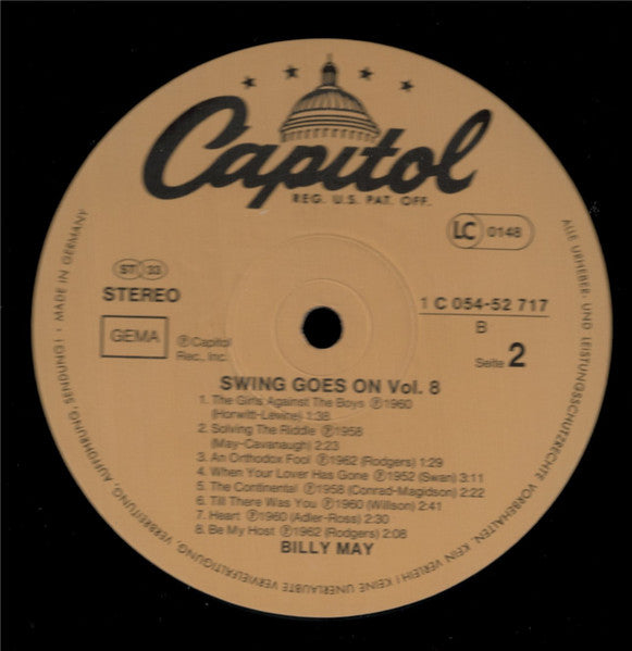 Swing Goes On! Vol.8 - Billy May