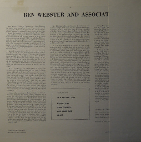 Ben Webster And Associates