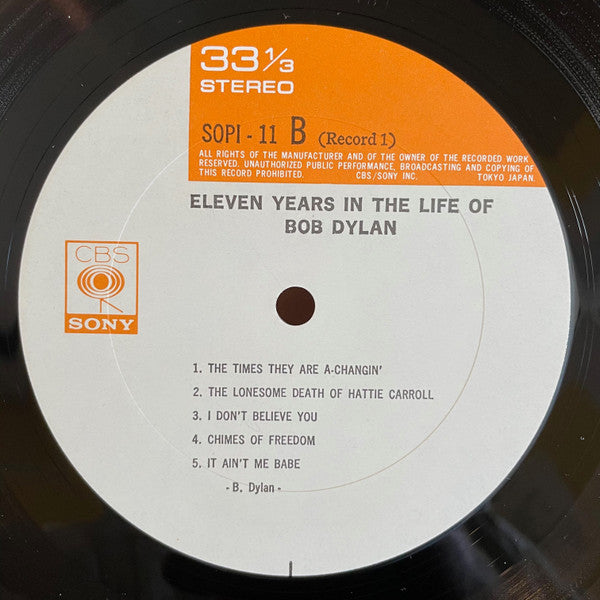 Eleven Years In The Life Of Bob Dylan