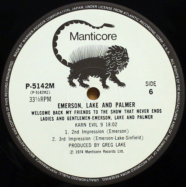 Welcome Back My Friends To The Show That Never Ends - Ladies And Gentlemen