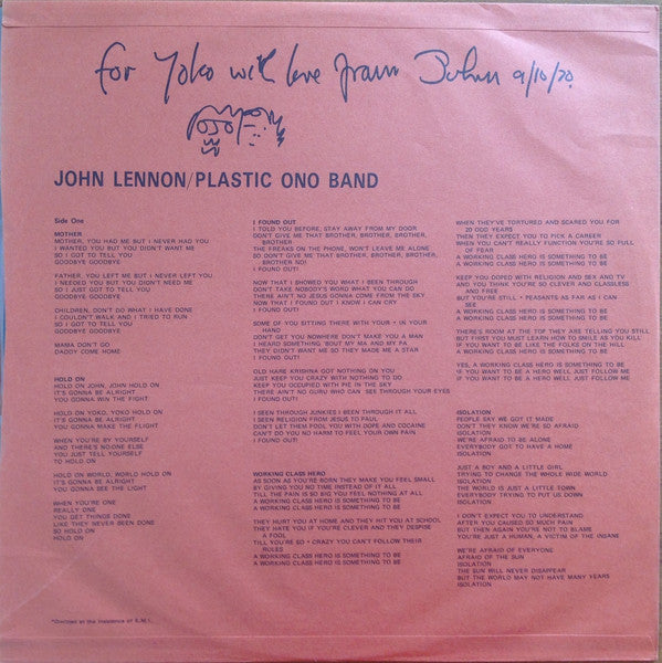John Lennon / Plastic Ono Band