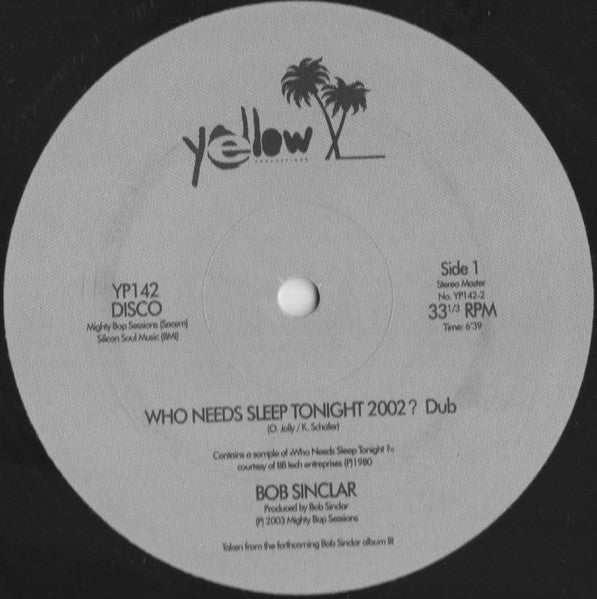 Who Needs Sleep Tonight 2002 ?