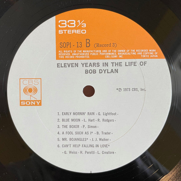 Eleven Years In The Life Of Bob Dylan