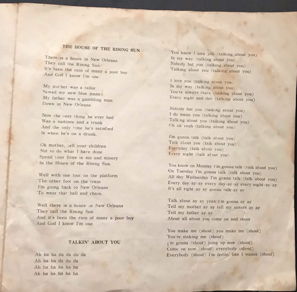 朝日のあたる家 = The House Of The Rising Sun