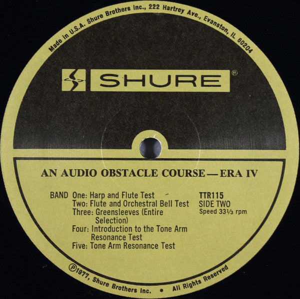 Era IV An Audio Obstacle Course