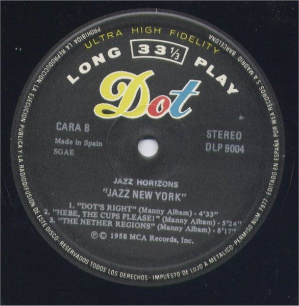 Jazz Horizons: Jazz New York