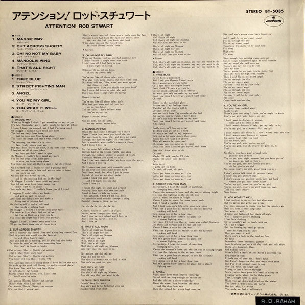 Attention! Rod Stewart