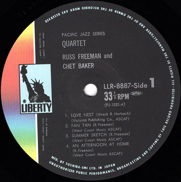 Quartet: Russ Freeman Chet Baker