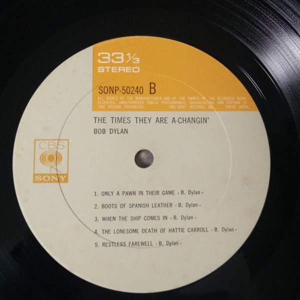 The Times They Are A-Changin'