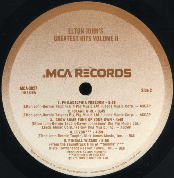 Greatest Hits Volume II