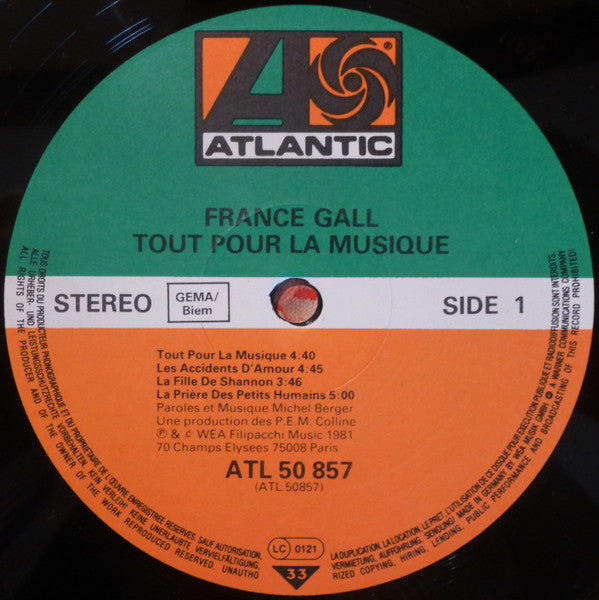 Tout Pour La Musique