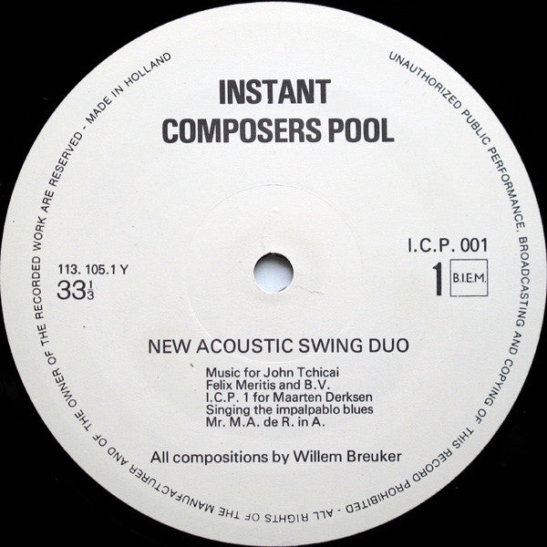 New Acoustic Swing Duo