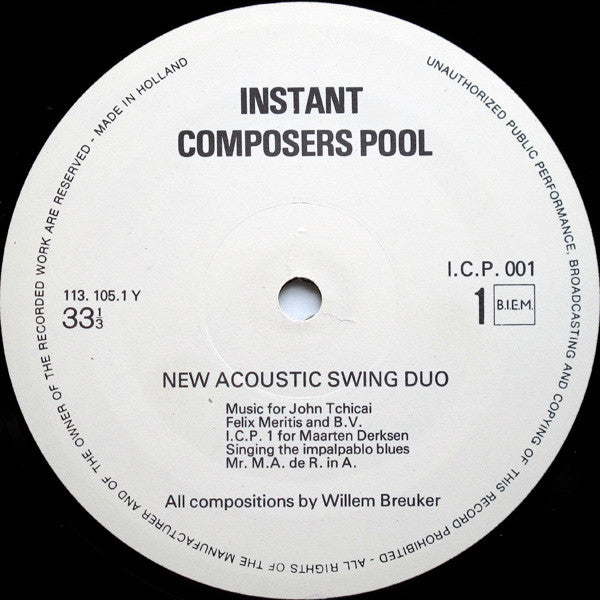 New Acoustic Swing Duo