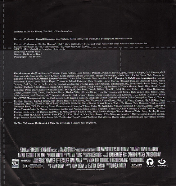 Def Jam's How To Be A Player Soundtrack