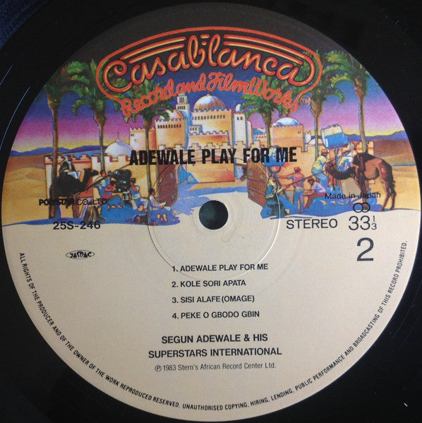 Adewale Play For Me = プレイ・フォー・ミー
