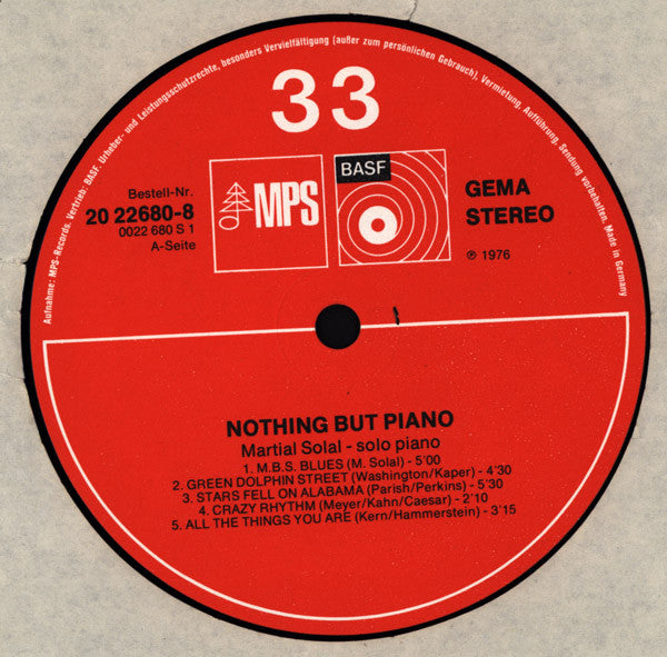 Nothing But Piano