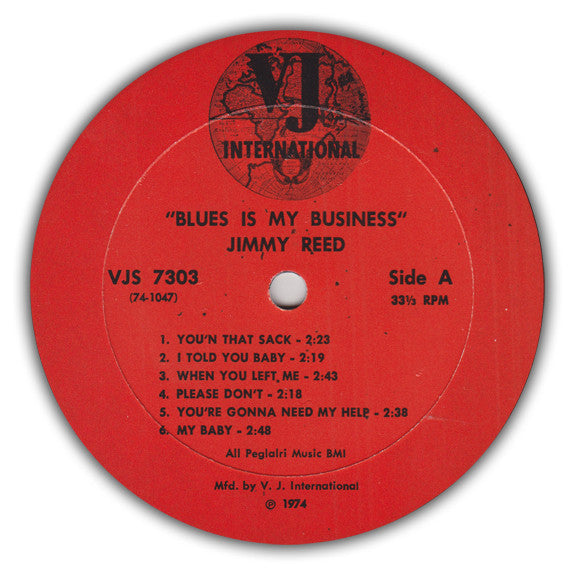 Master Release: Blues Is My Business by Jimmy Reed