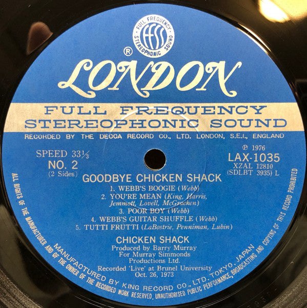 Goodbye Chicken Shack