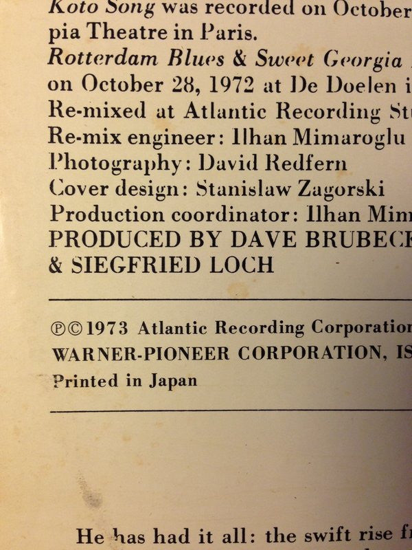 We're All Together Again For The First Time