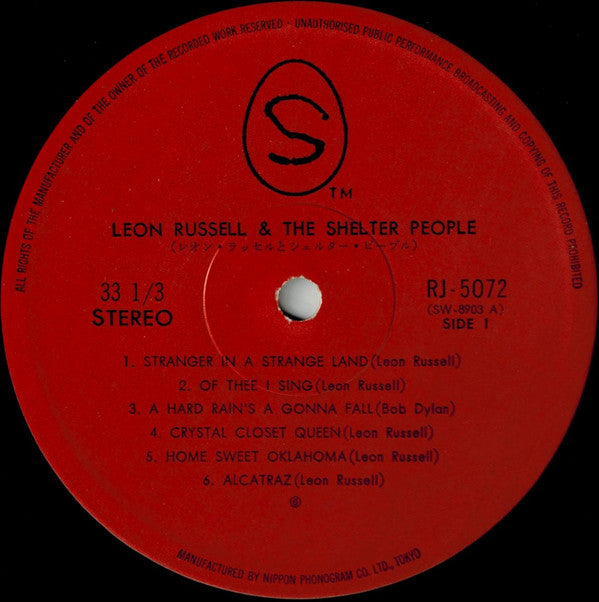 Leon Russell And The Shelter People