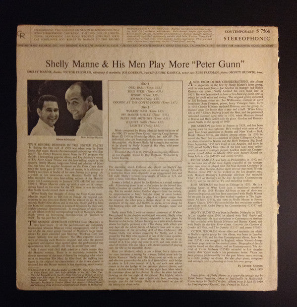Play More Music From Peter Gunn: Son Of Gunn!!