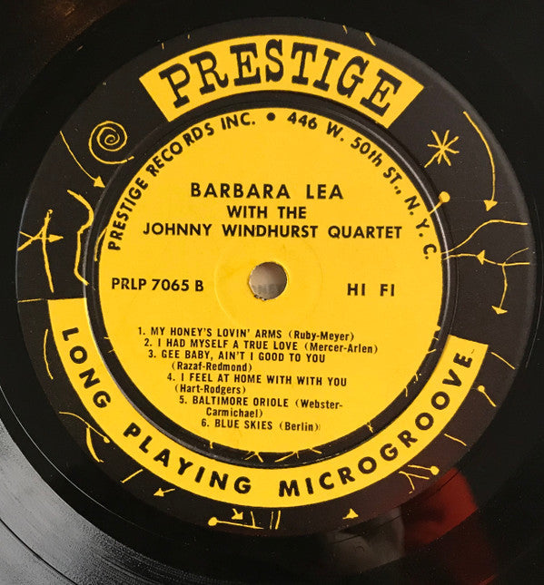 Barbara Lea With The Johnny Windhurst Quintets