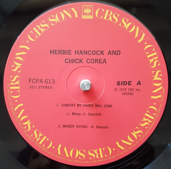Herbie Hancock And Chick Corea